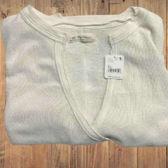 NWT Free People Anyway Tee / Gardenia - Picture 5 of 5